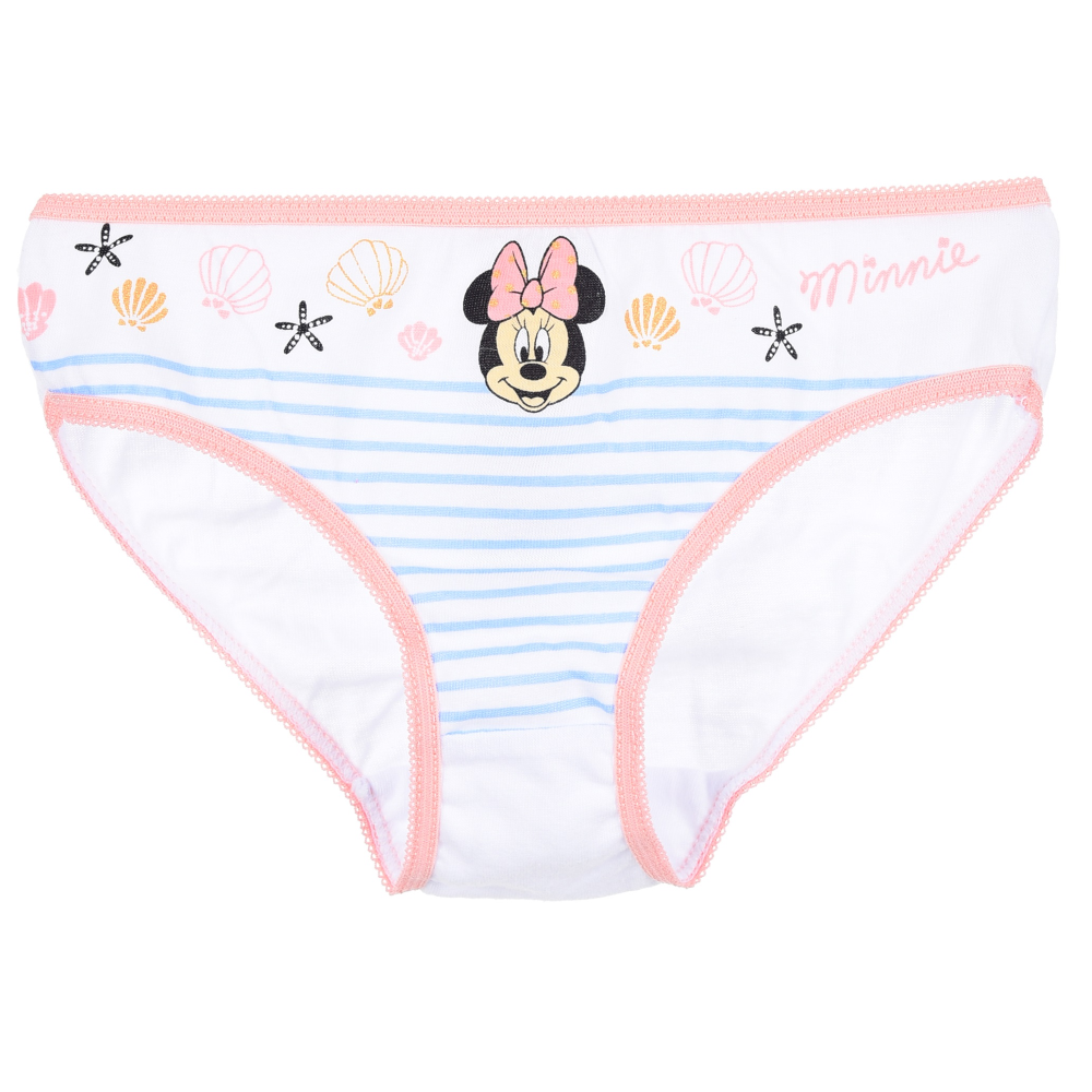 Mutandine Set 3 Pezzi Minnie DISNEY Slip in Cotone in Scatola 3/8 Anni - Ye30027