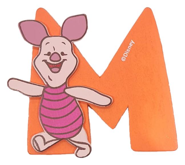 Lettere in Legno DISNEY Winnie the Pooh e Friends 8cm M