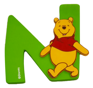 Lettere in Legno DISNEY Winnie the Pooh e Friends 8cm N