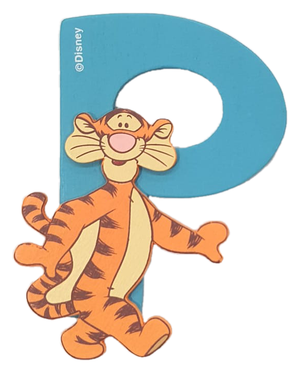 Lettere in Legno DISNEY Winnie the Pooh e Friends 8cm P