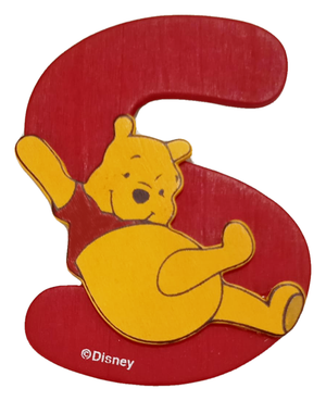 Lettere in Legno DISNEY Winnie the Pooh e Friends 8cm S