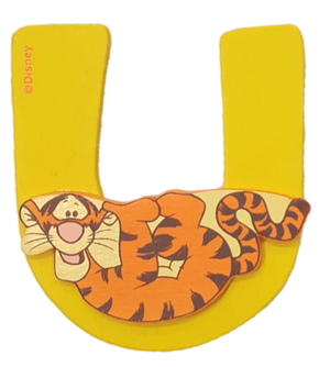 Lettere in Legno DISNEY Winnie the Pooh e Friends 8cm U