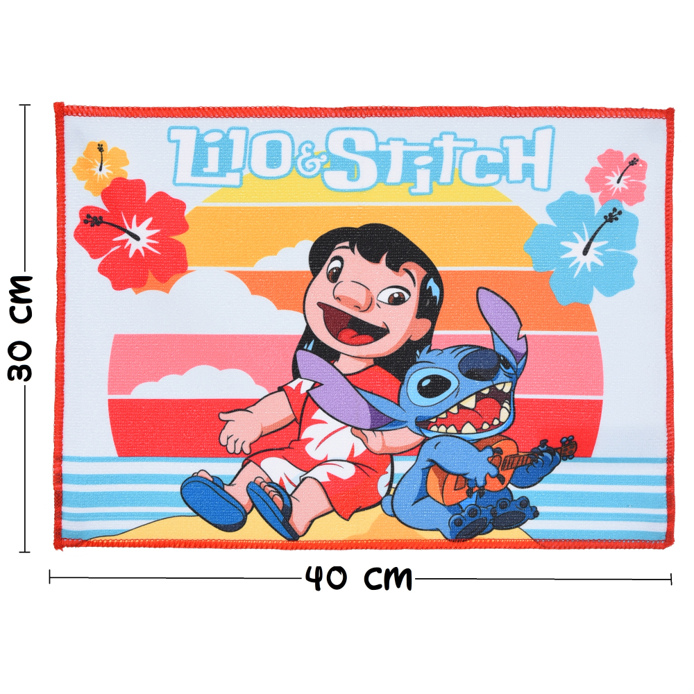 Tovaglietta Lilo e Stitch DISNEY in Tessuto da Colazione Pranzo 40x30 CM - Ye18273