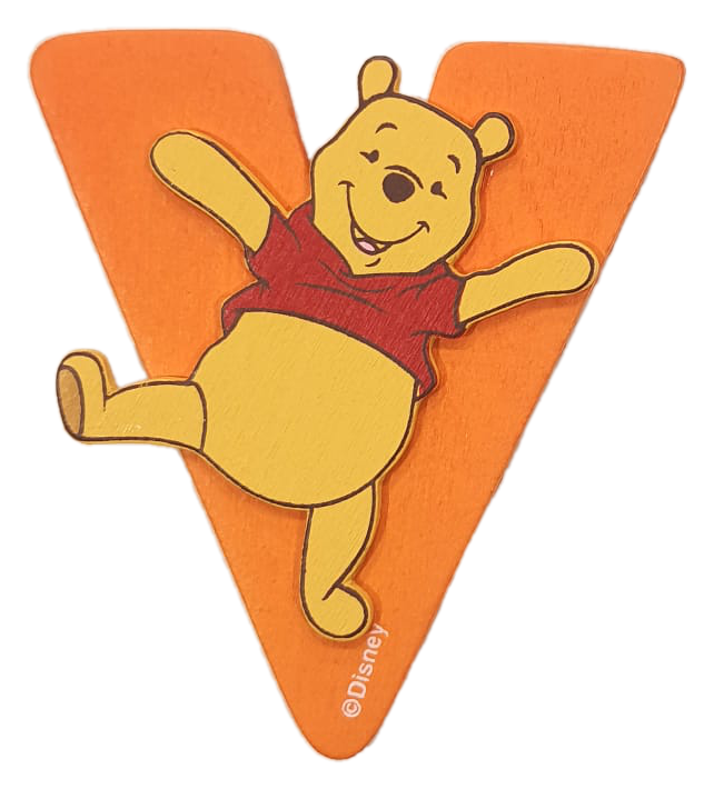 Lettere in Legno DISNEY Winnie the Pooh e Friends 8cm V