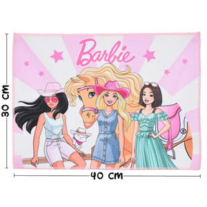 Tovaglietta Barbie in Tessuto da Colazione Pranzo 40x30 CM - Ye18275