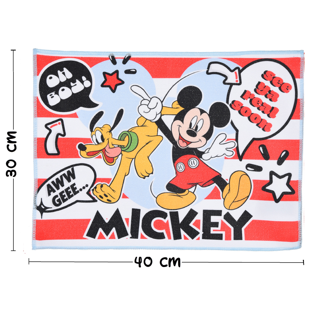 Tovaglietta Topolino DISNEY in Tessuto da Colazione Pranzo 40x30 CM - Ye18277