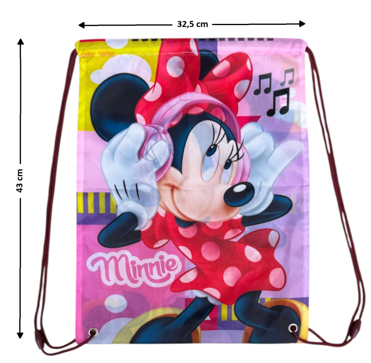 Sacca Minnie Mouse Borsa DISNEY Cm. 43x32,5 - 41409