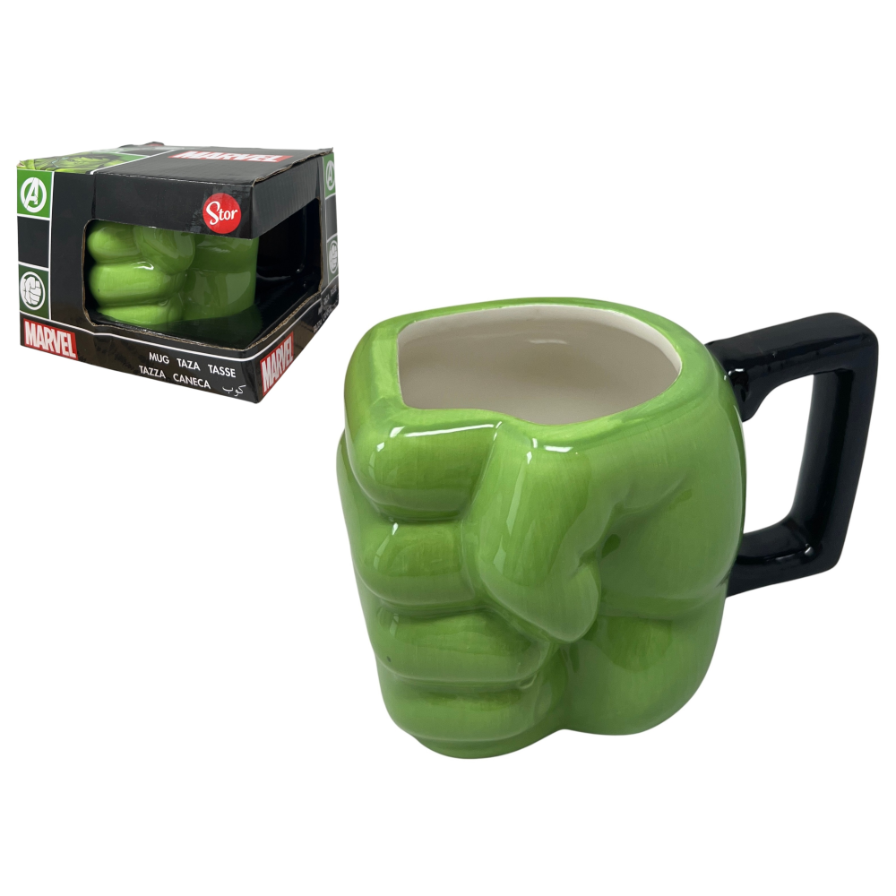 Tazza 3d Hulk MARVEL Avengers in Ceramica 430 Ml in Confezione - 95789