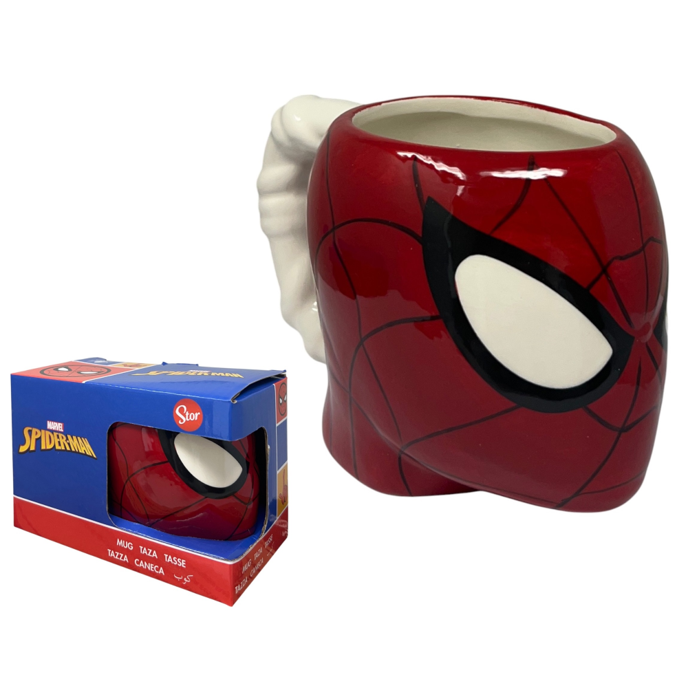 Tazza 3d Spiderman MARVEL in Ceramica 415 Ml in Confezione - 96786