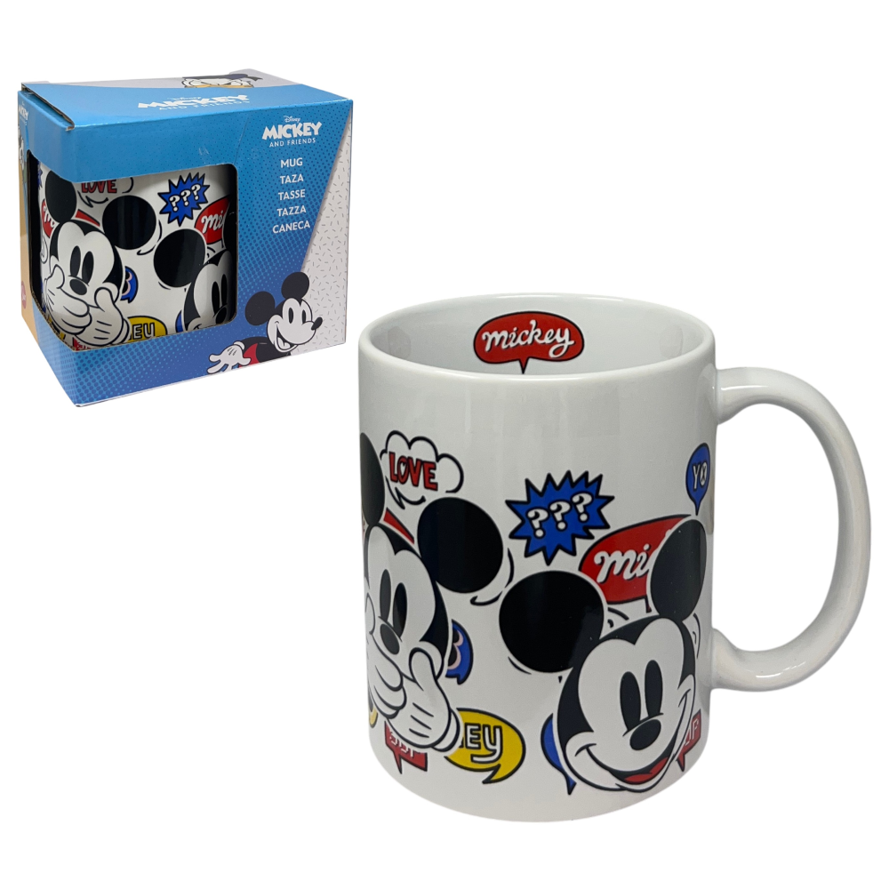 Tazza Mug Mickey Mouse DISNEY Topolino in Ceramica 325 Ml in Confezione - 88094