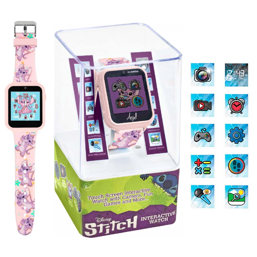 Orologio Interattivo Angel DISNEY Smartwatch Gioco Multifunzione con USB - Las4088