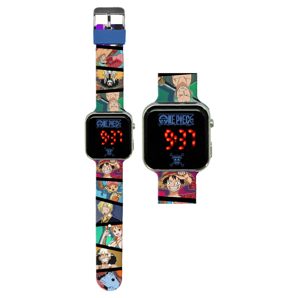 Orologio a LED One Piece da Polso Digitale con Cinturino Silicone - Op00005
