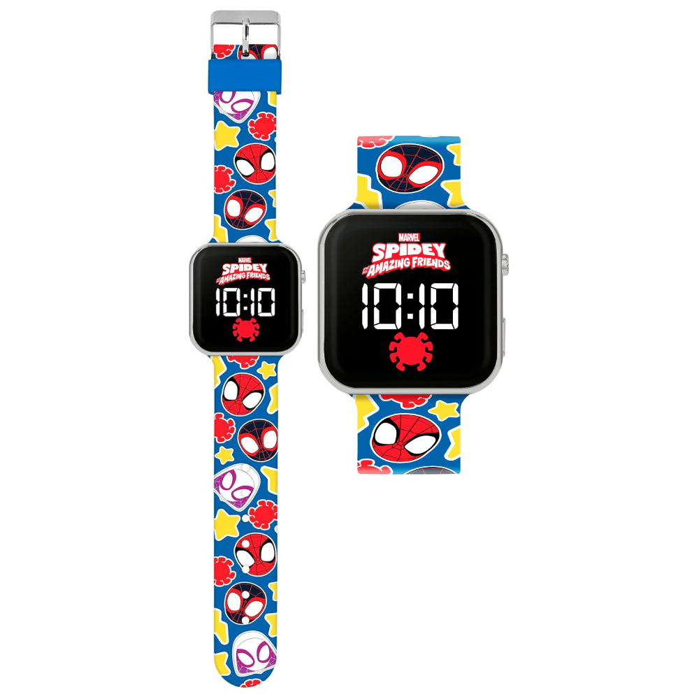 Orologio a LED Spidey MARVEL da Polso Digitale con Cinturino Silicone - Spf4018