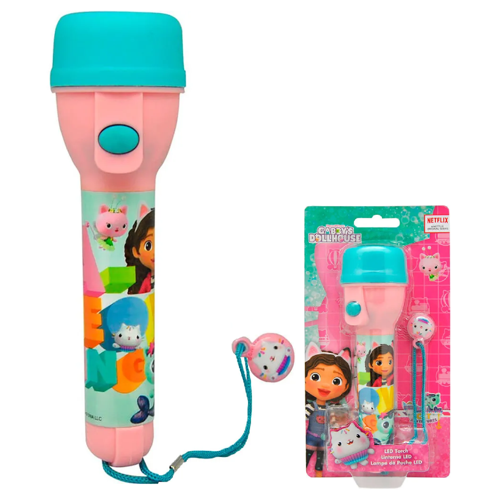 Torcia LED Gabby's Dollhouse a Batterie Confezione Regalo - Gd00026