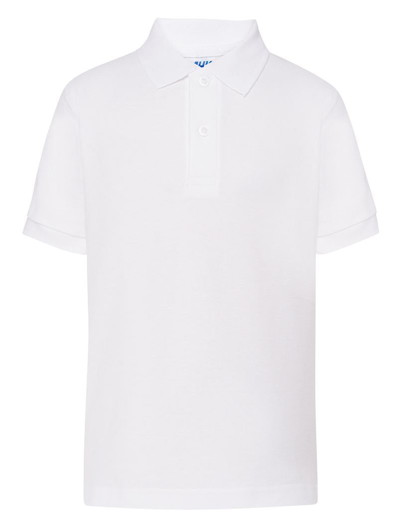 Polo T-Shirt Maglietta Divisa Scolastica Bianca Maniche Corte Taglie da 1 a 14 Anni