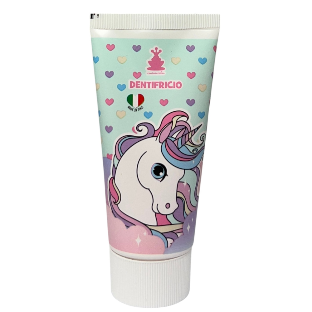 Dentrificio Unicorno Gusto Fragola Anticarie Floururo di Sodio 50 Ml - X08702mc