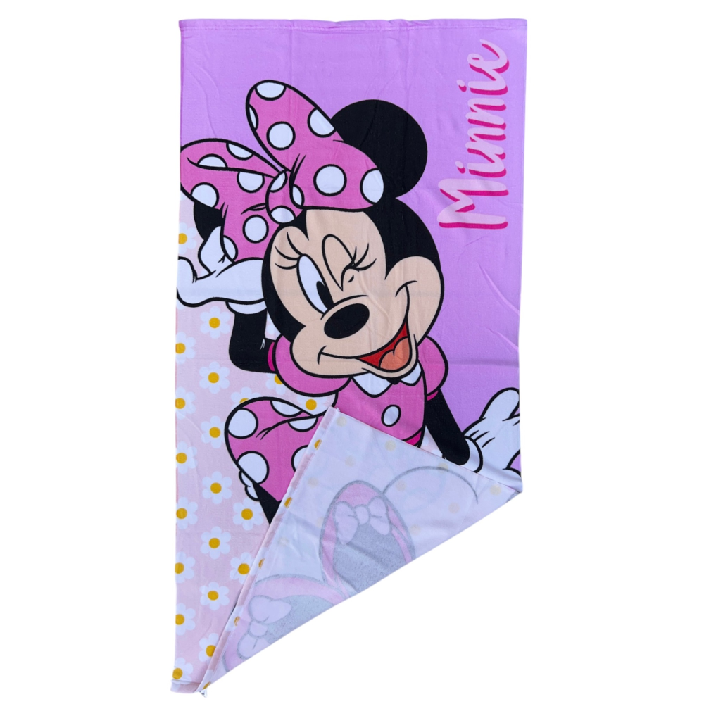 Telo Mare Minnie DISNEY Asciugamano per Bambini in Microfibra CM 140x70 - Min36-5016