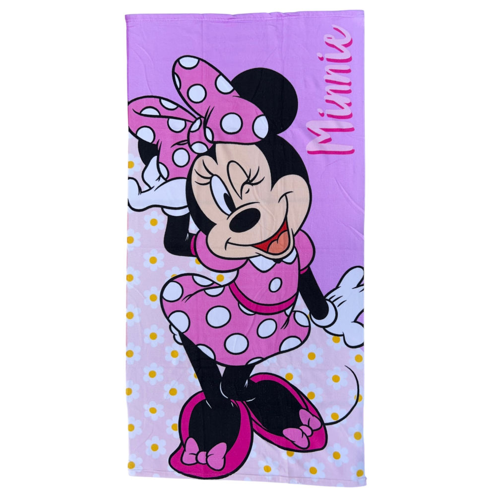 Telo Mare Minnie DISNEY Asciugamano per Bambini in Microfibra CM 140x70 - Min36-5016