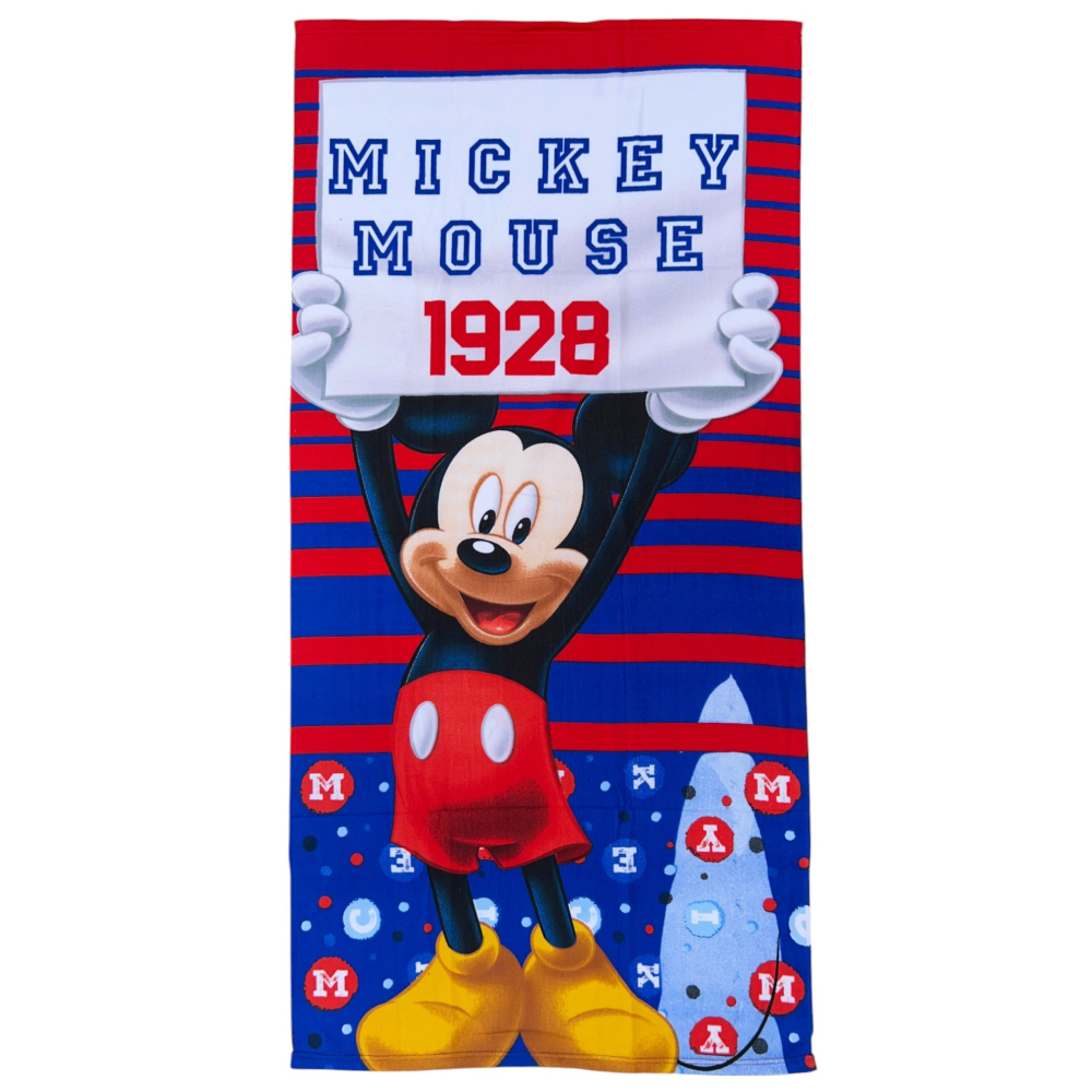 Telo Mare Topolino DISNEY Asciugamano per Bambini in Microfibra CM 140x70 - Mic36-5165