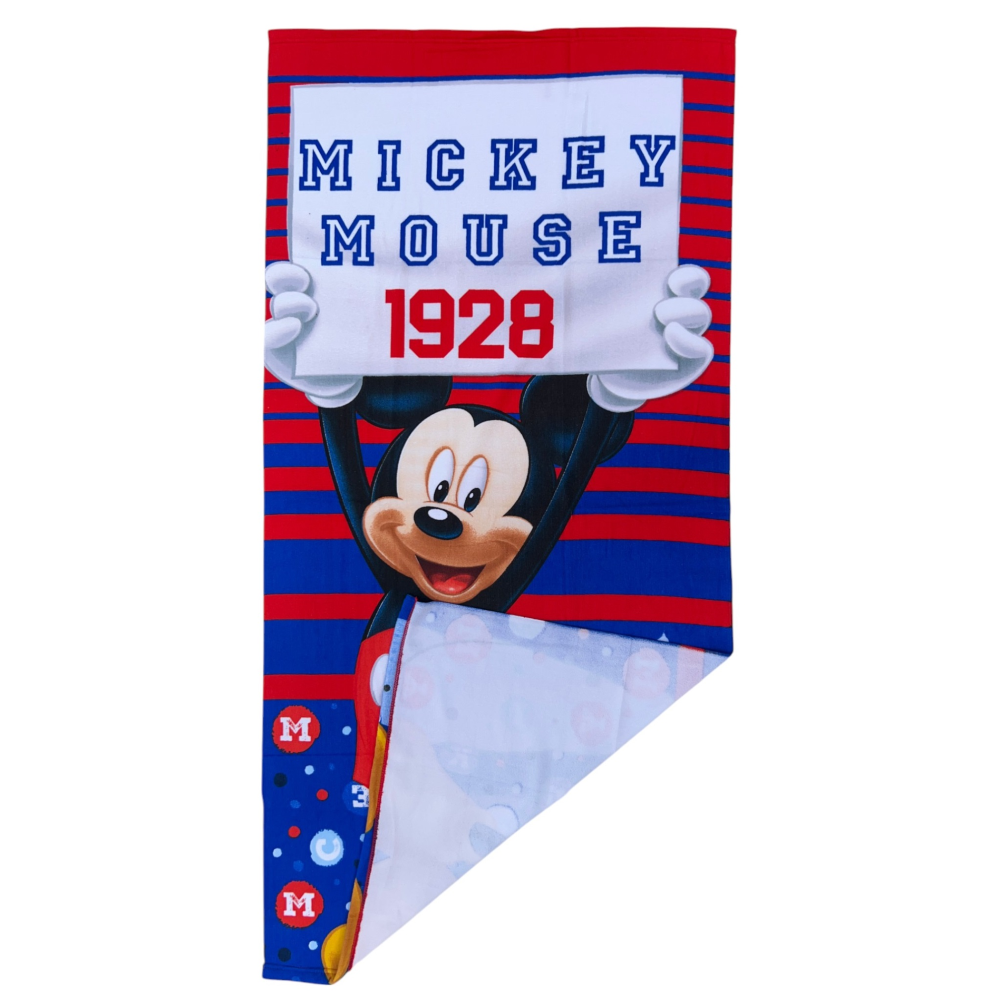 Telo Mare Topolino DISNEY Asciugamano per Bambini in Microfibra CM 140x70 - Mic36-5165