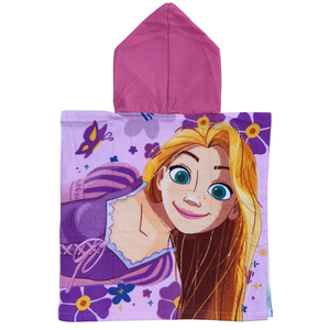 Poncho Mare Principesse DISNEY 100 X 50 CM Accappatoio per Bambini 100% Pl - Pri36-5097