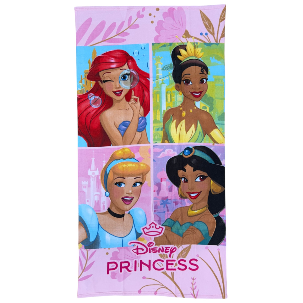 Telo Mare Principesse DISNEY Asciugamano per Bambini in Microfibra CM 140x70 - Pri36-5061