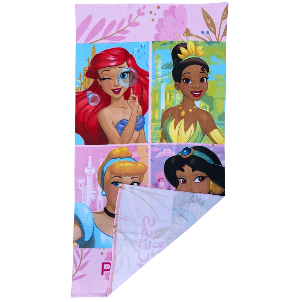Telo Mare Principesse DISNEY Asciugamano per Bambini in Microfibra CM 140x70 - Pri36-5061