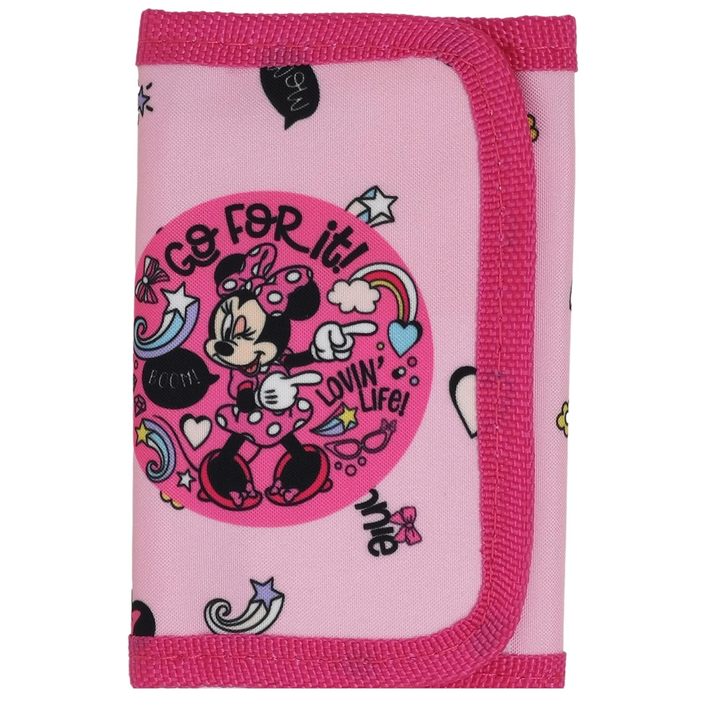 Portafogli con Chiusura a Velcro Minnie DISNEY Accessorio per Bambini 13 X 8 CM - Min23-1499
