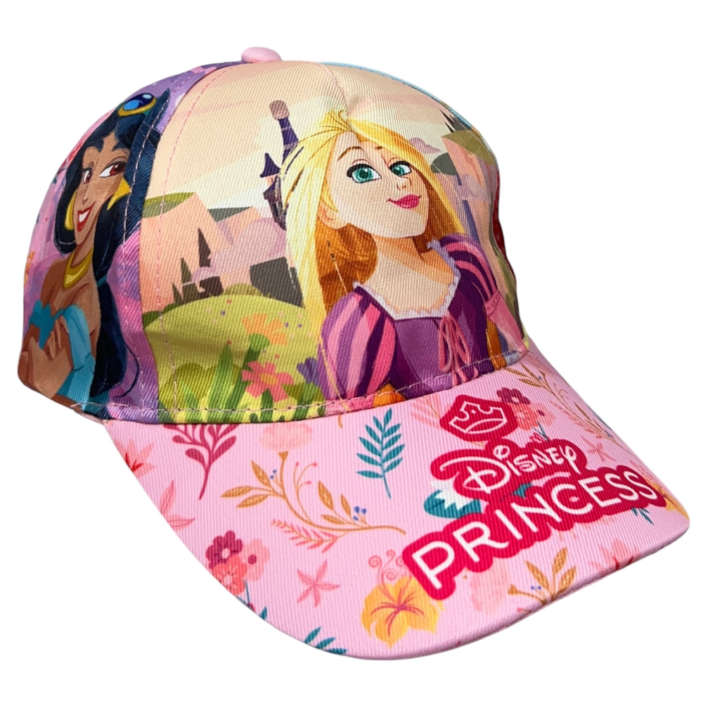 Cappello con Visiera Principesse DISNEY Berretto con Chiusura Regolabile Bambina - Pri36-0111