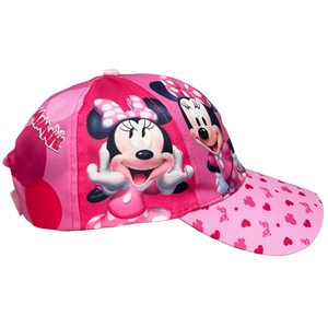 Cappello con Visiera Minnie DISNEY Berretto con Chiusura Regolabile Bambina - Min36-0322