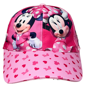 Cappello con Visiera Minnie DISNEY Berretto con Chiusura Regolabile Bambina - Min36-0322