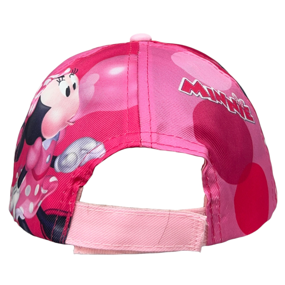 Cappello con Visiera Minnie DISNEY Berretto con Chiusura Regolabile Bambina - Min36-0322