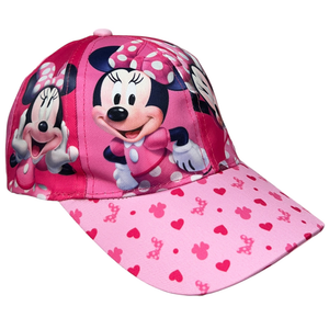 Cappello con Visiera Minnie DISNEY Berretto con Chiusura Regolabile Bambina - Min36-0322