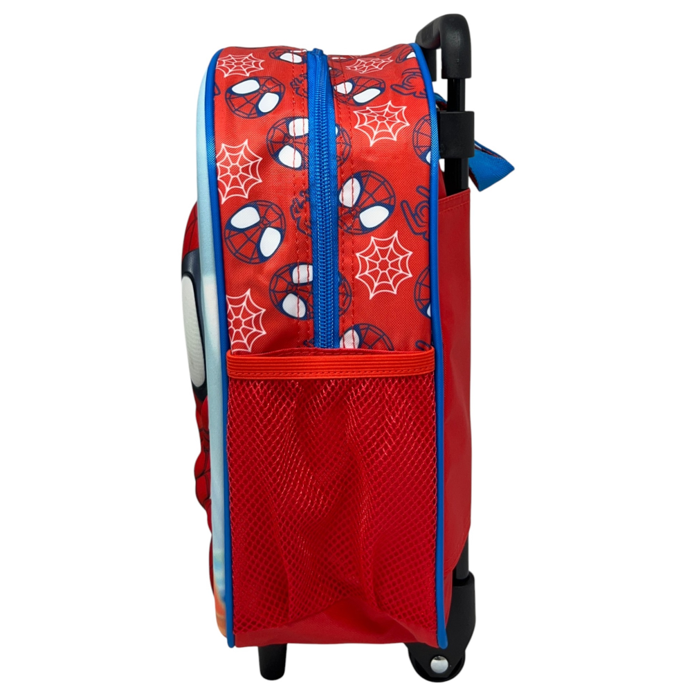 Zaino Asilo Trolley 3d Spidey MARVEL Borsa 32 CM Scuola Tempolibero Bambini - M09339mc