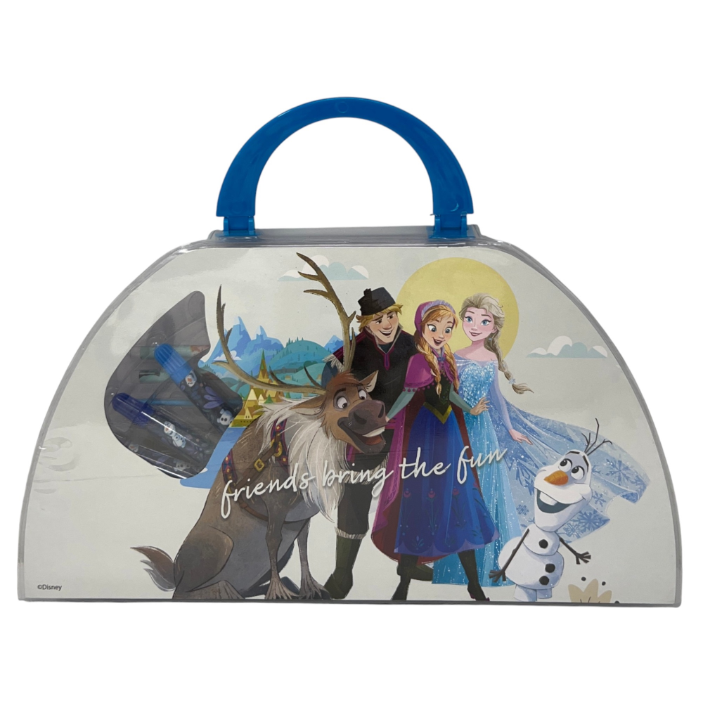 Valigetta Colori Frozen DISNEY Set Cancelleria 51 Pezzi per Bambini - Fr1107