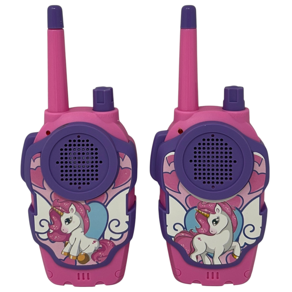 Walkie Talkie Unicorno 2 Radiotrasmittenti per Bambini Distanza 11 Metri - Uni1064