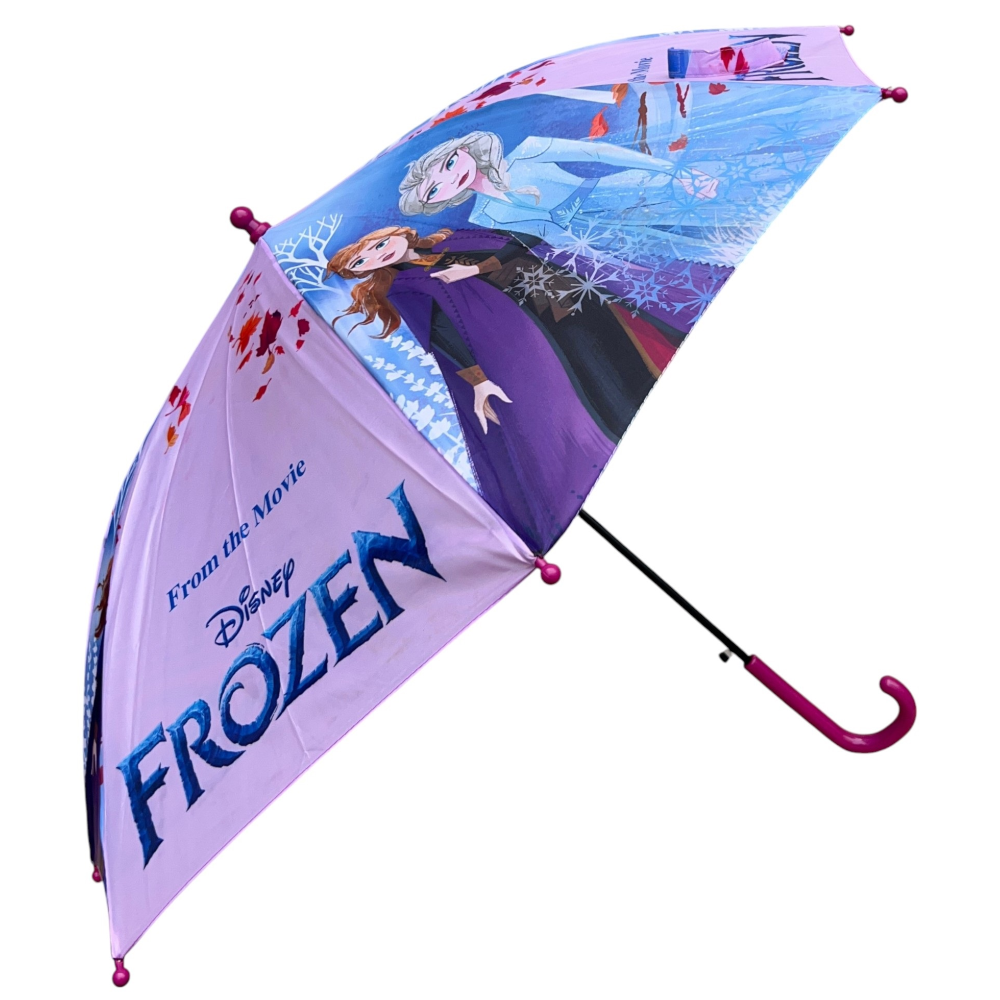 Ombrello Frozen DISNEY per Bambini in Tessuto con Apertura Automatica e Struttura 8 Raggi - Fro24-2620