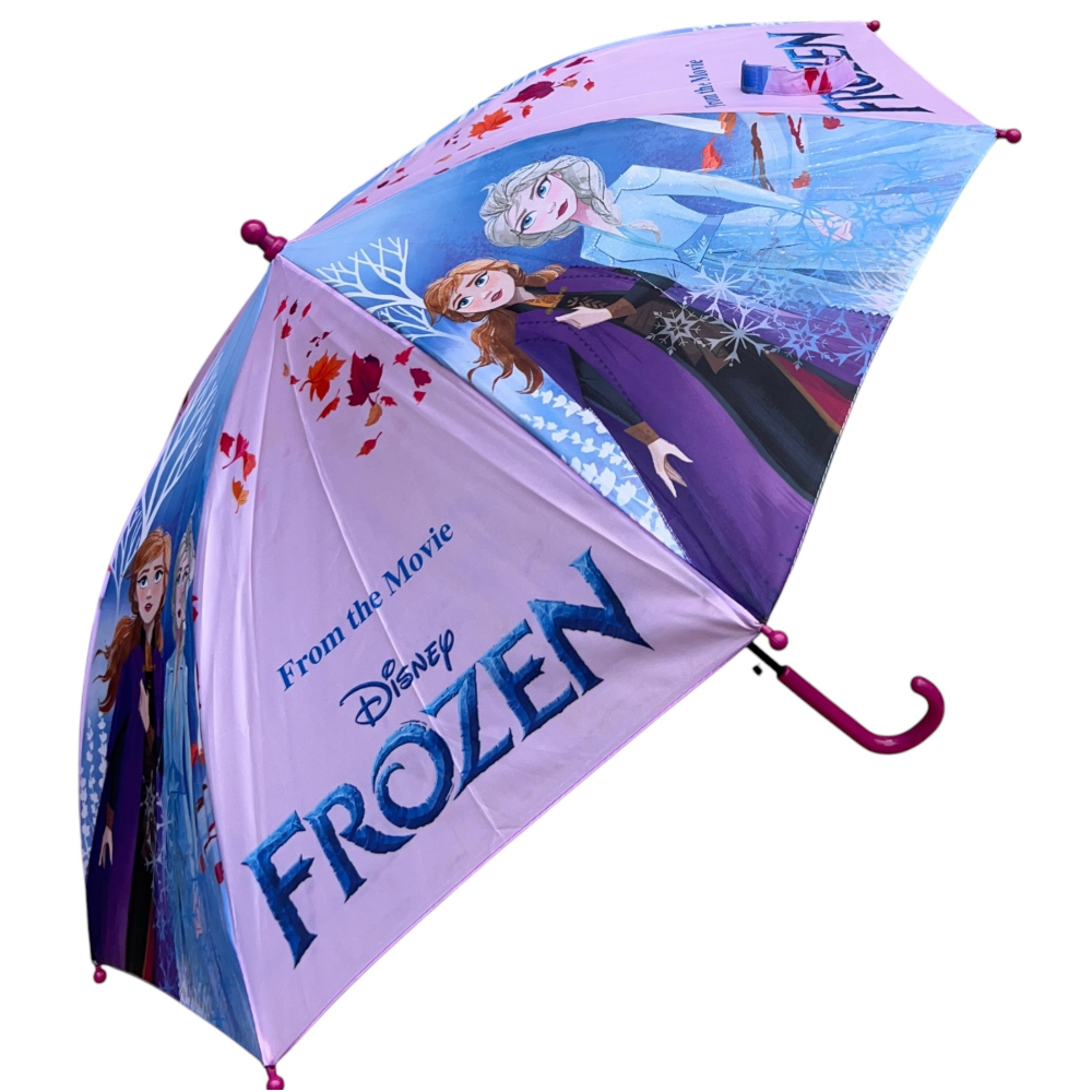 Ombrello Frozen DISNEY per Bambini in Tessuto con Apertura Automatica e Struttura 8 Raggi - Fro24-2620