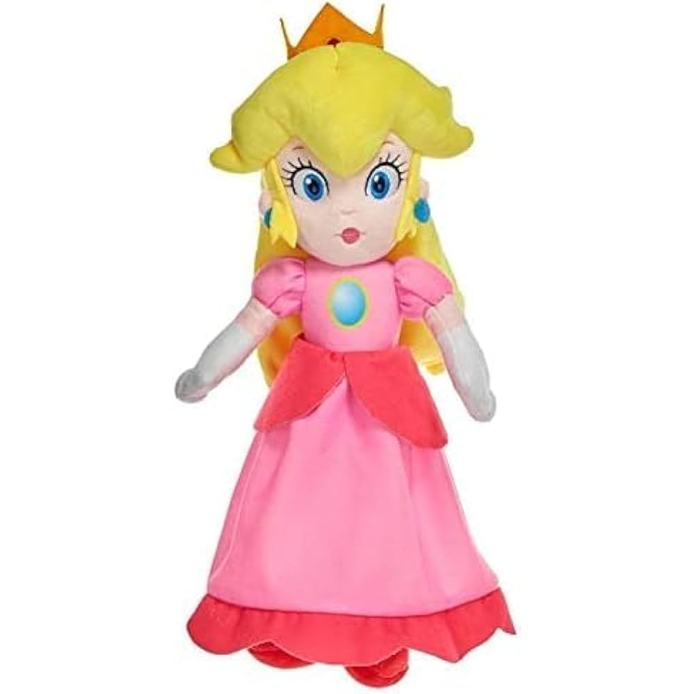 Peluche Principessa Peach Super Mario Morbido Pupazzo 36 CM - 51743ld