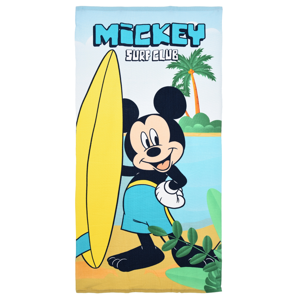Telo Mare Topolino DISNEY Asciugamano per Bambini in Microfibra CM 140x70 - Ye18203