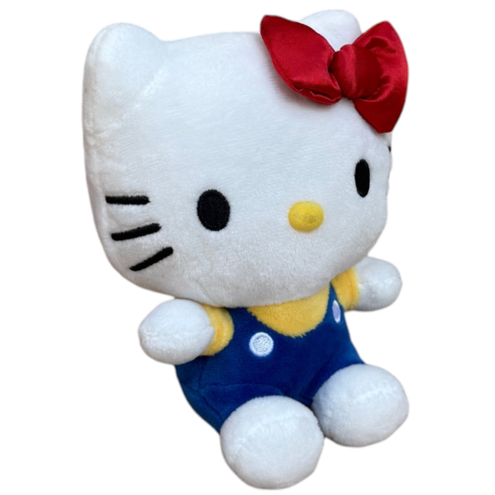 Peluche Hello Kitty Sanrio Morbido Pupazzo 17 CM in Fibra Riciclata - 760025083/hellokitty