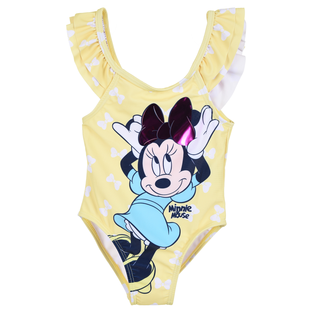 Costume Mare Minnie Mouse DISNEY Intero 1 Pezzo Neonata 12/36 Mesi - Ye05015giallo