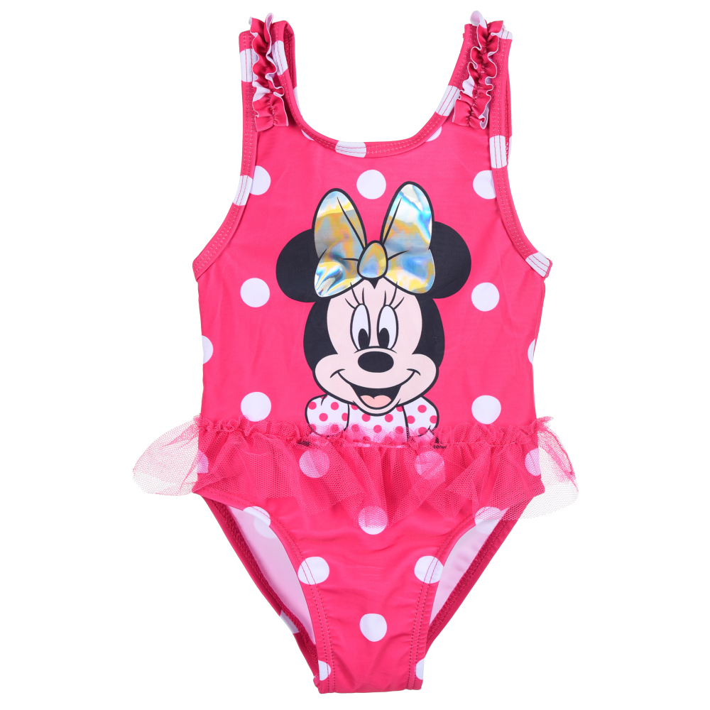 Costume Mare Minnie Mouse DISNEY Intero 1 Pezzo Neonata 12/36 Mesi -Ye05030fucsia