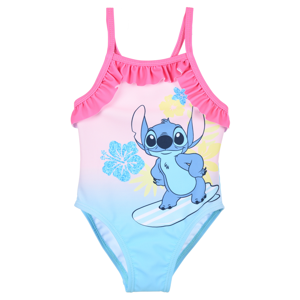 Costume Mare Stitch DISNEY Intero 1 Pezzo Neonata 12/36 Mesi -Ye05014rosa
