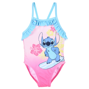 Costume Mare Stitch DISNEY Intero 1 Pezzo Neonata 12/36 Mesi -Ye05014celeste