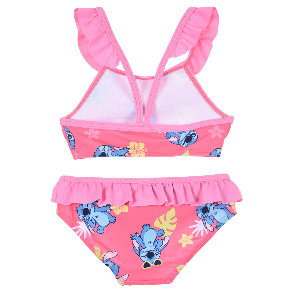 Costume Mare Stitch DISNEY Bikini Due Pezzi Top e Slip 12/36 Mesi -Ye05020rosa