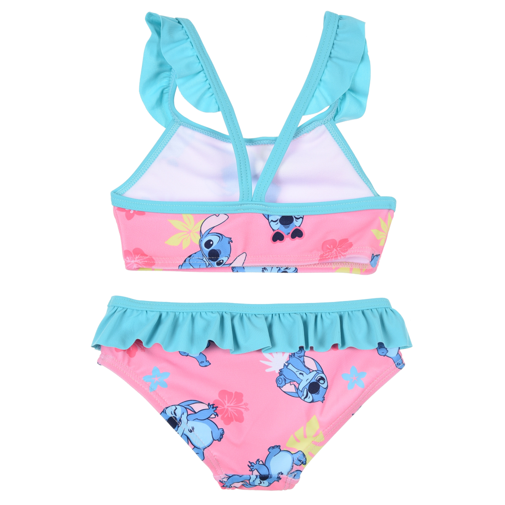 Costume Mare Stitch DISNEY Bikini Due Pezzi Top e Slip 12/36 Mesi -Ye05020azzurro