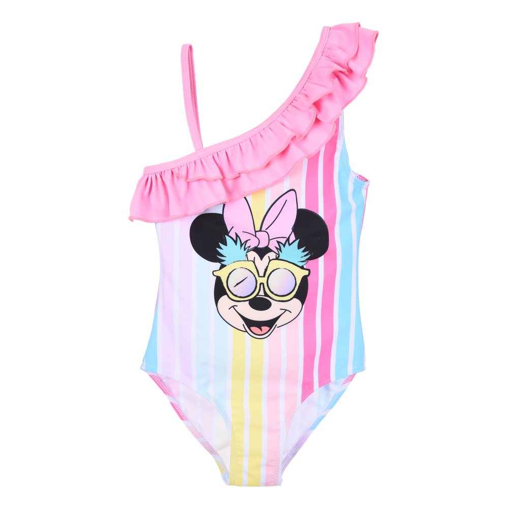 Costume Mare Minnie Mouse DISNEY Intero 1 Pezzo Bambina Piscina - Ye18156rosa