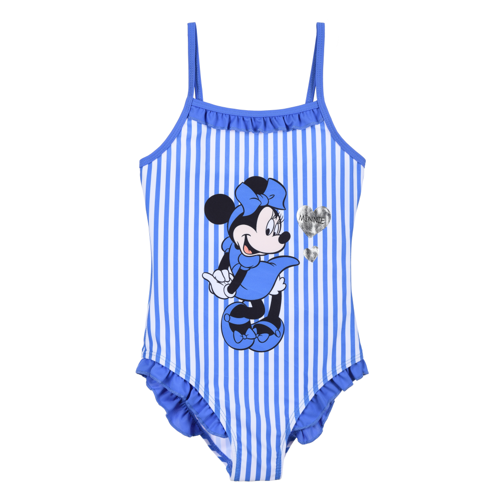 Costume Mare Minnie Mouse DISNEY Intero 1 Pezzo Bambina Piscina - Ye18084blu