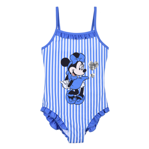Costume Mare Minnie Mouse DISNEY Intero 1 Pezzo Bambina Piscina - Ye18084blu